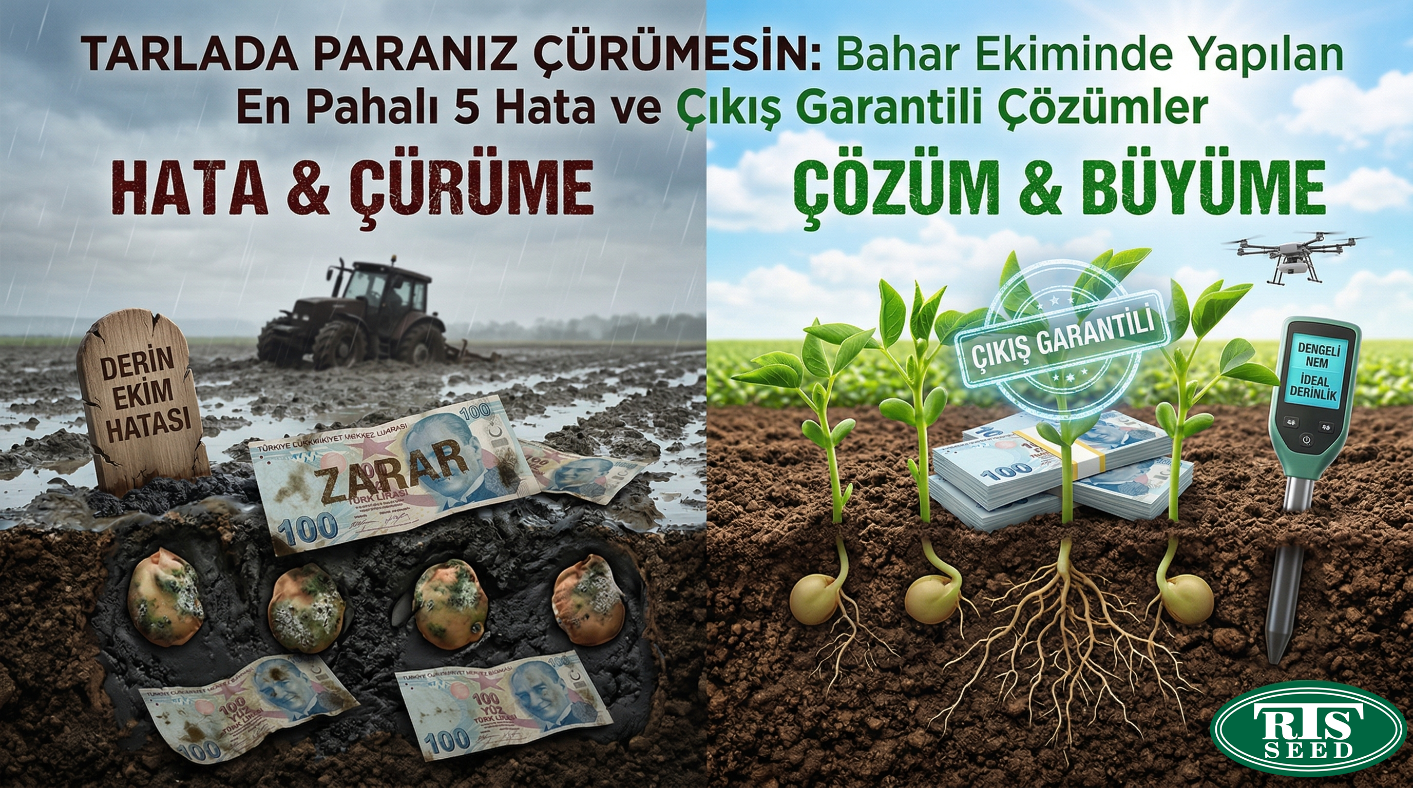 Tarlada Paranız Çürümesin: Bahar Ekiminde Yapılan En Pahalı 5 Hata ve Çıkış Garantili Çözümler