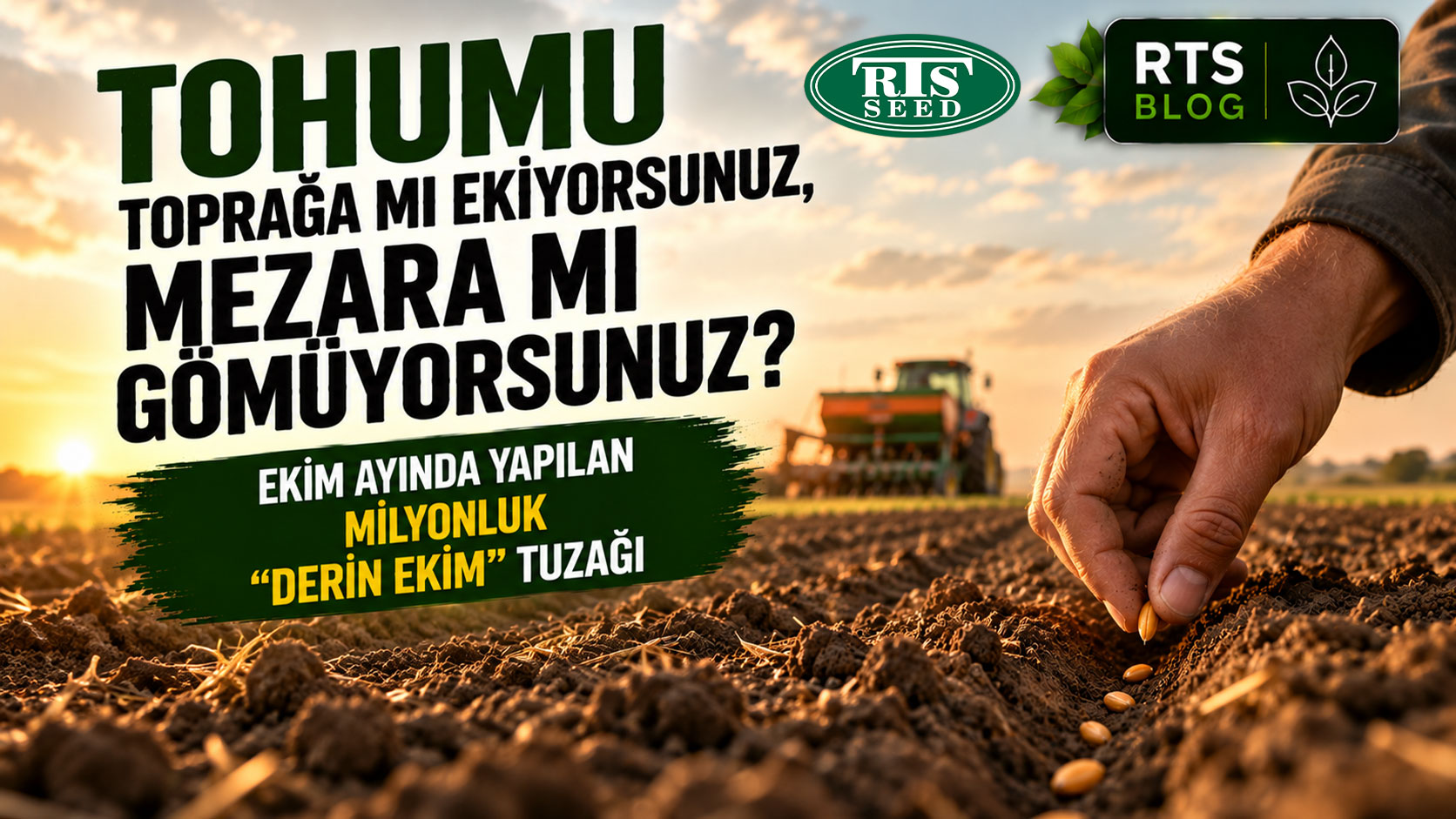 Tohumu Toprağa mı Ekiyorsunuz, Mezara mı Gömüyorsunuz? Ekim Ayında Yapılan Milyonluk "Derin Ekim" Tuzağı