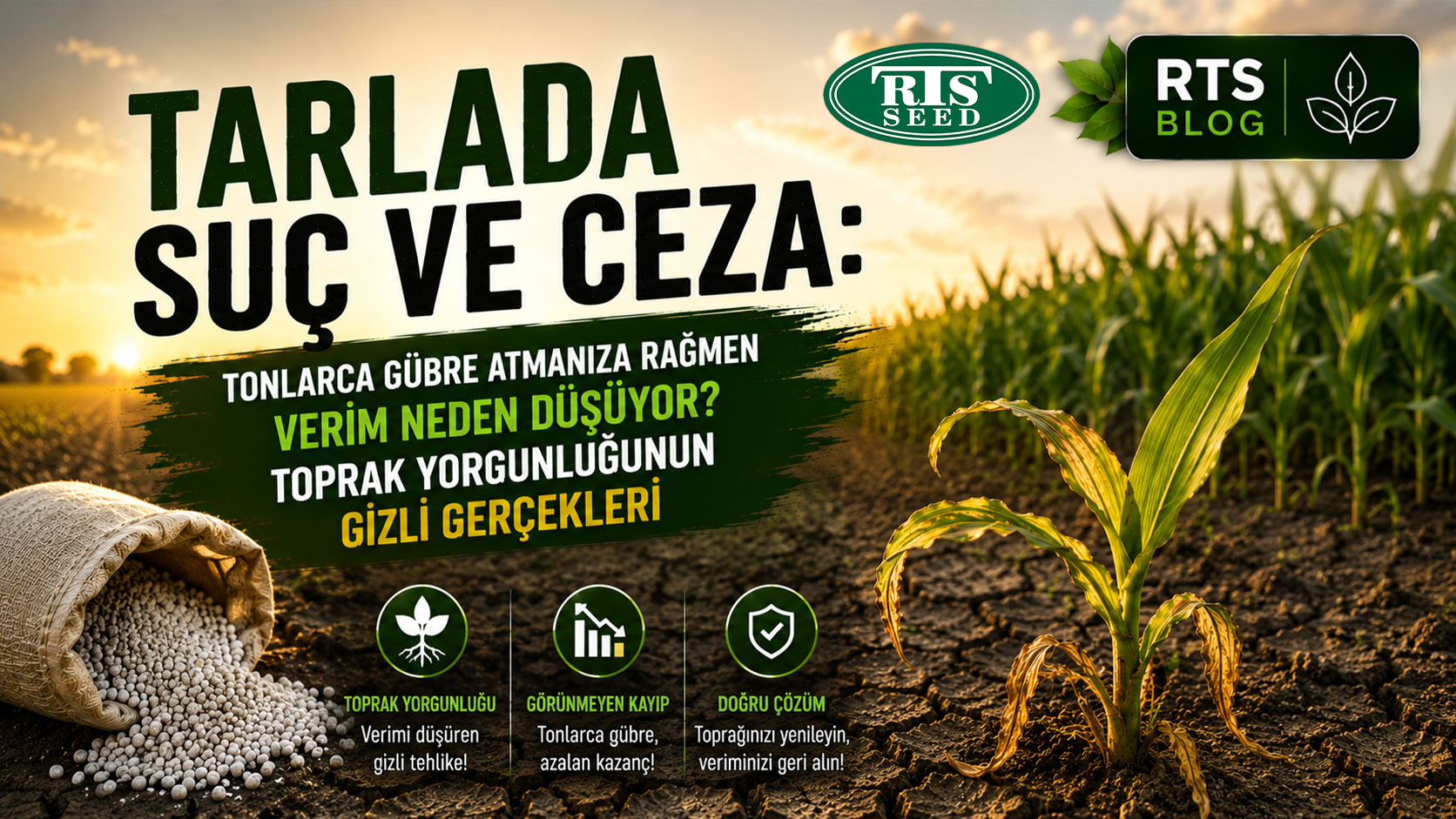 Tarlada Suç ve Ceza: Tonlarca Gübre Atmanıza Rağmen Verim Neden Düşüyor? Toprak Yorgunluğunun Gizli Gerçekleri