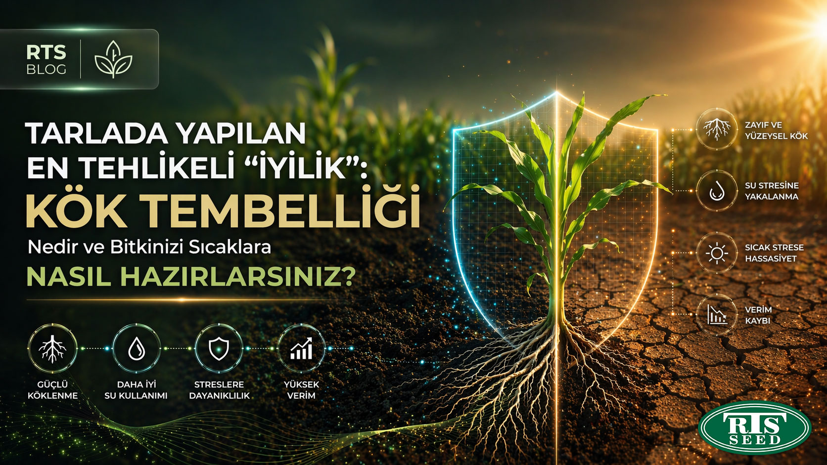 Tarlada Yapılan En Tehlikeli "İyilik": Kök Tembelliği Nedir ve Bitkinizi Sıcaklara Nasıl Hazırlarsınız?